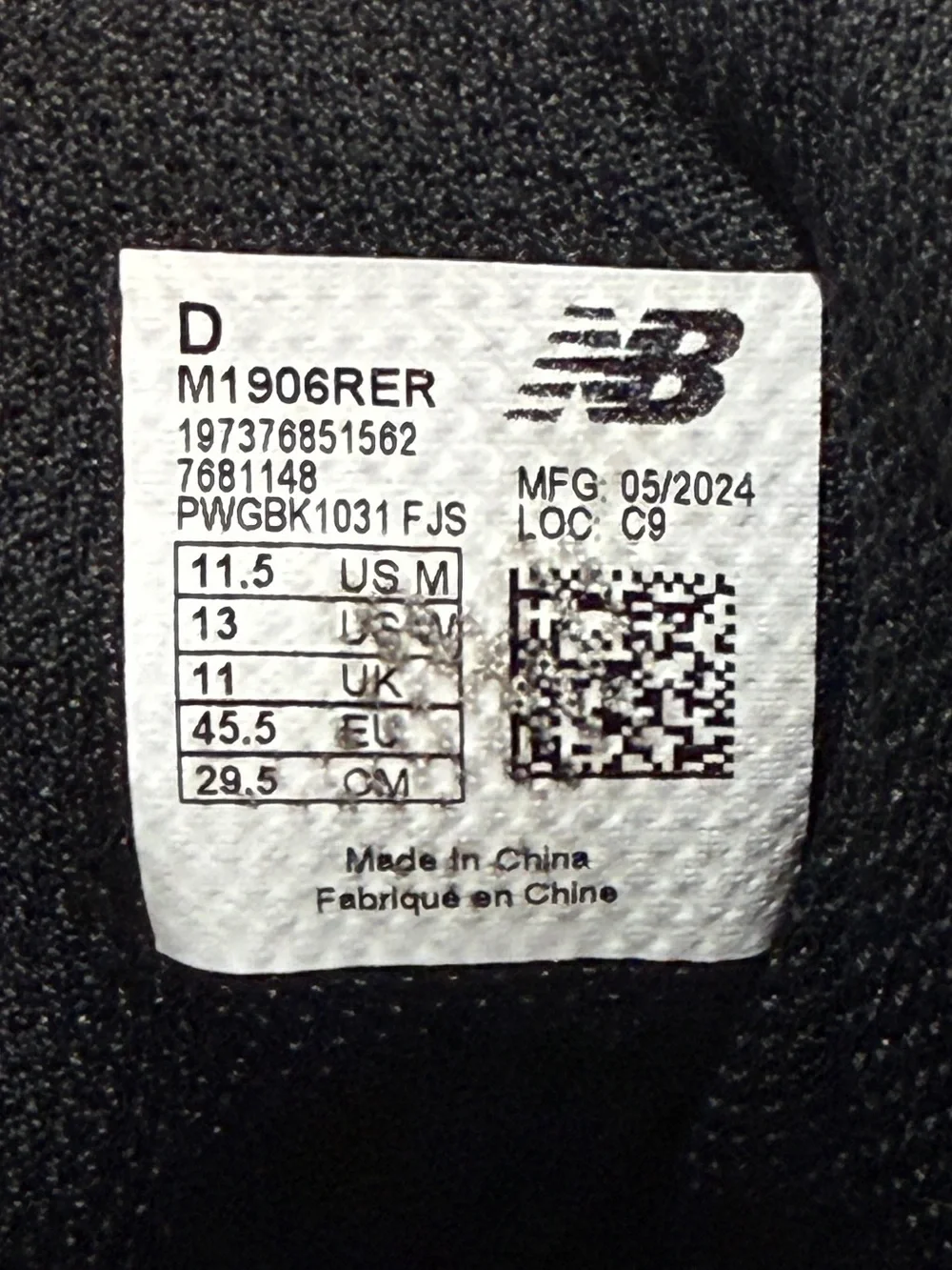 New Balance 1906R Silver Metallic Black Running Shoes Men’s Sz 11.5 - Picture 8 of 8